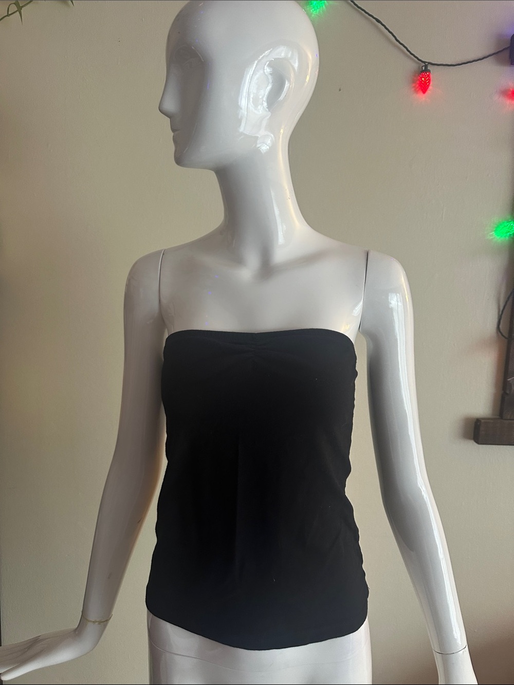 Black Strapless Women's Tube Camisole